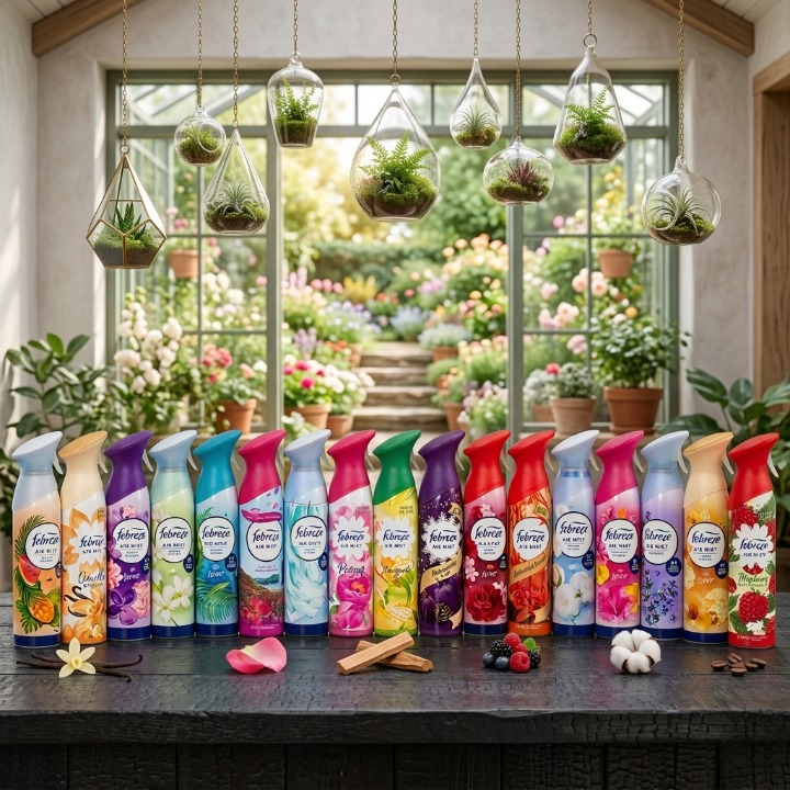 Febreze Air Freshener / Air Mist – 48 Hr Long Lasting Fragrance Spray
