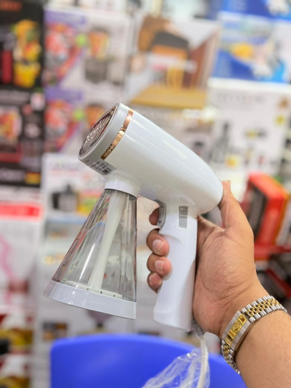 RAF Handheld Garment Steamer Iron 240ML Foldable Portable Steam Iron for Clothes