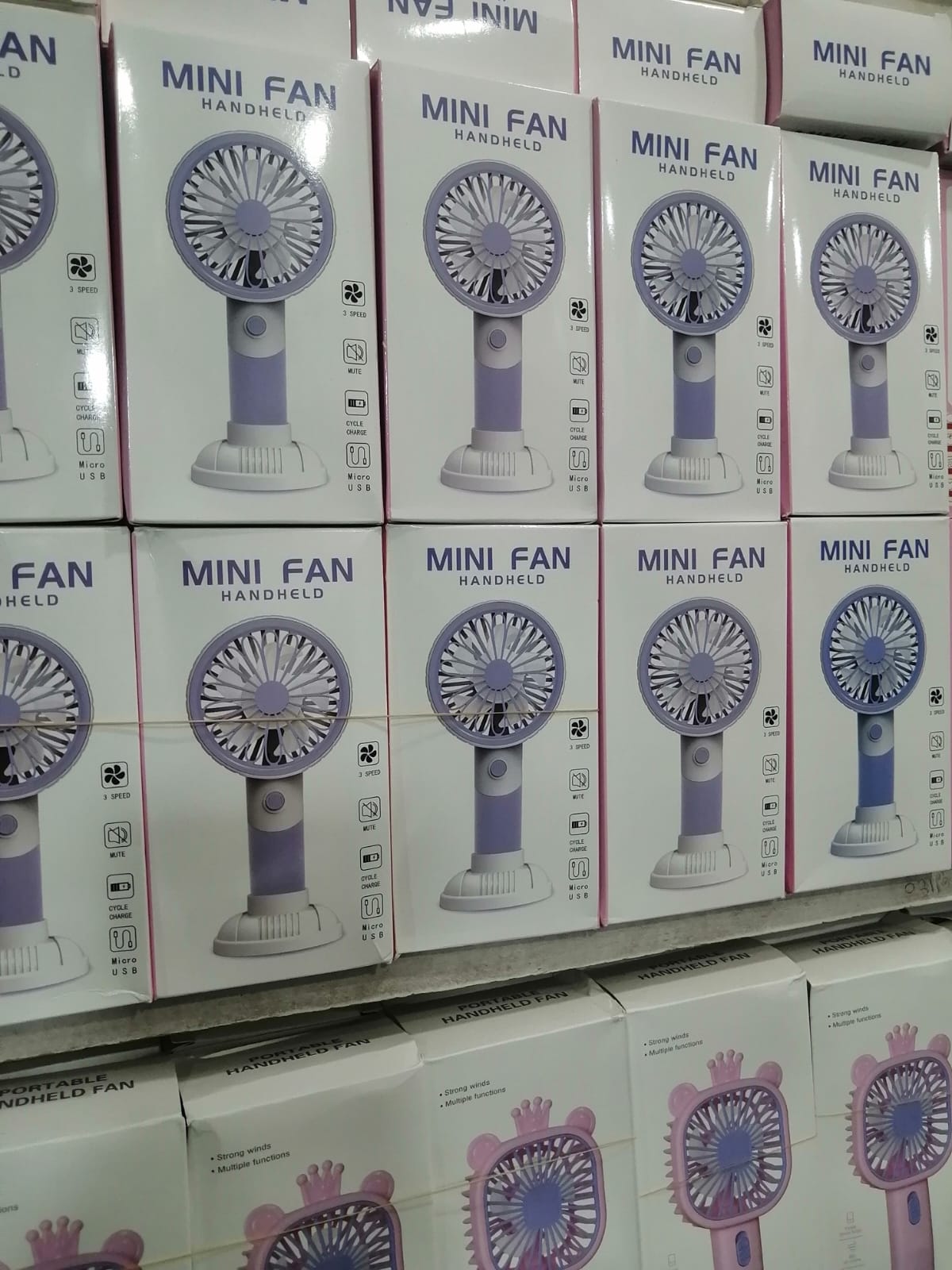 Rechargeable Mini  Mini Multifunctional Cooling Fan | Portable Desk & Handheld Fan