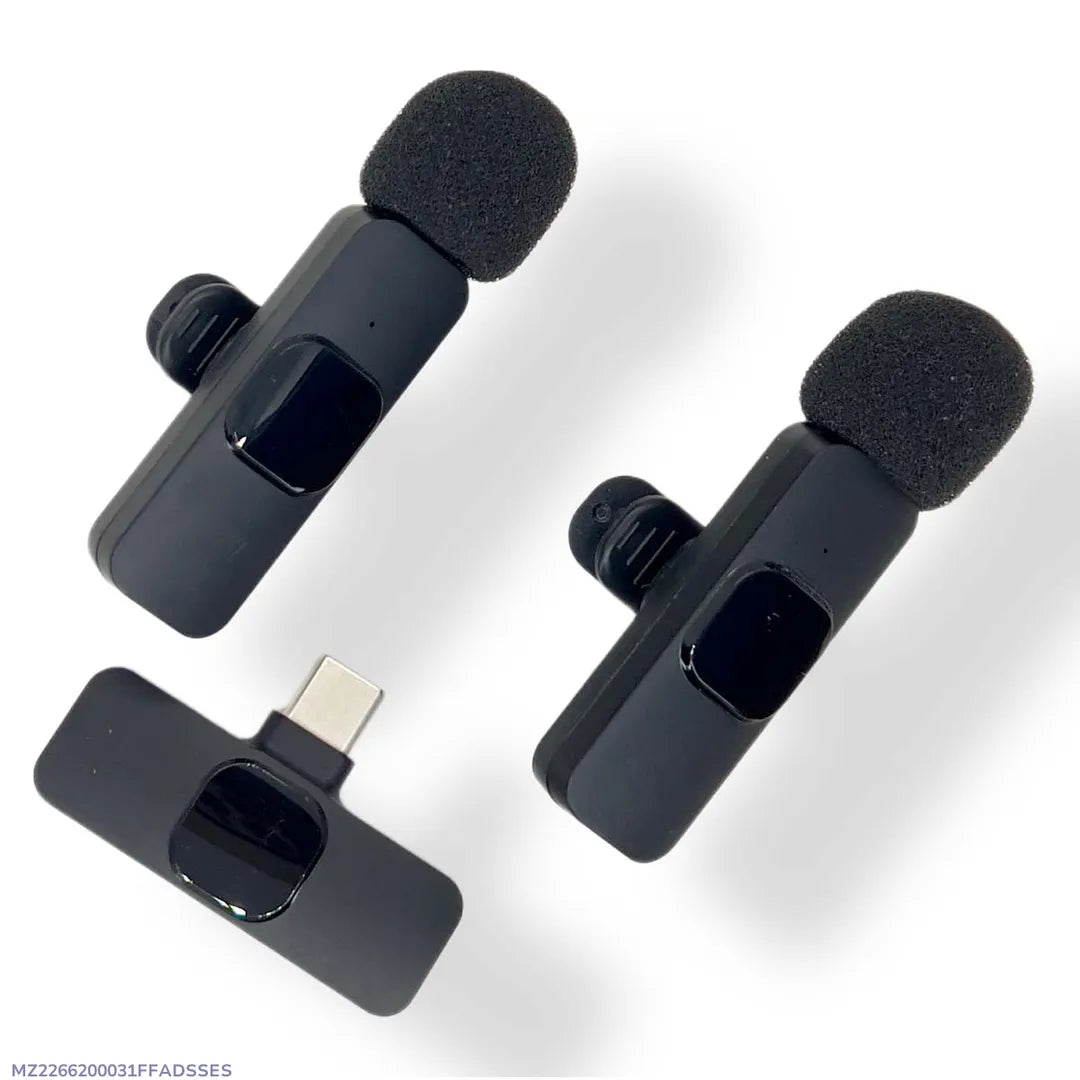 4. K9 Dual Wireless Microphone ORIGINAL Plug & Play FOR Type-C & IOS