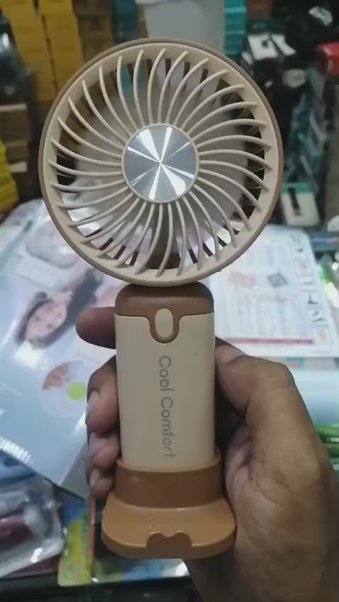 Rechargeable Mini  Mini Multifunctional Cooling Fan | Portable Desk & Handheld Fan