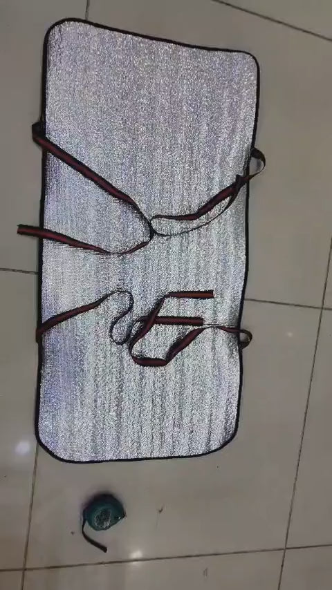 AC Outdoor Unit Sunshade Cover – Silver Foil Reflective Heat Shield & Dust Protector for Air Conditioner External Units